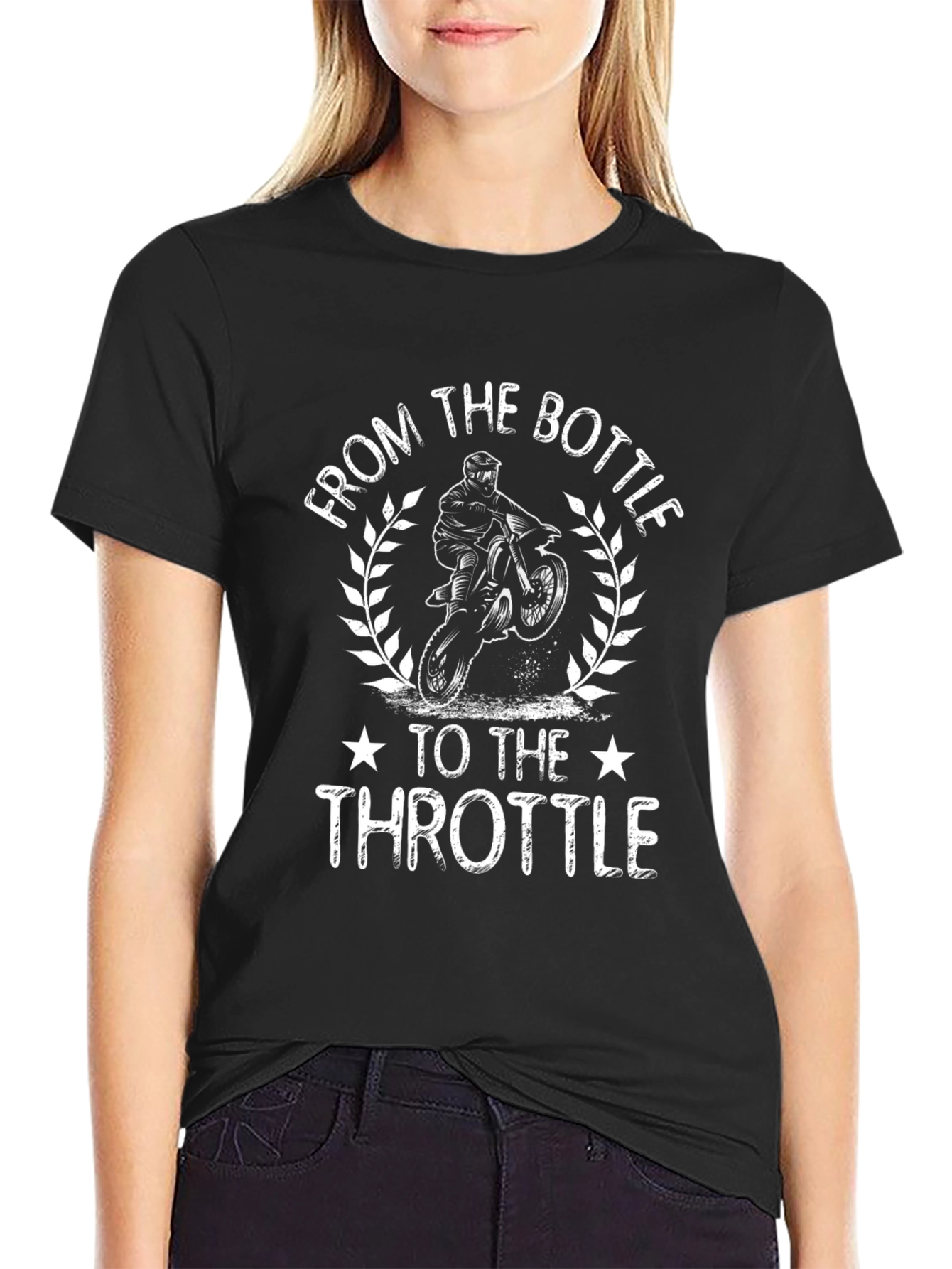 From the Bottle to the Throttle Graphic Tee