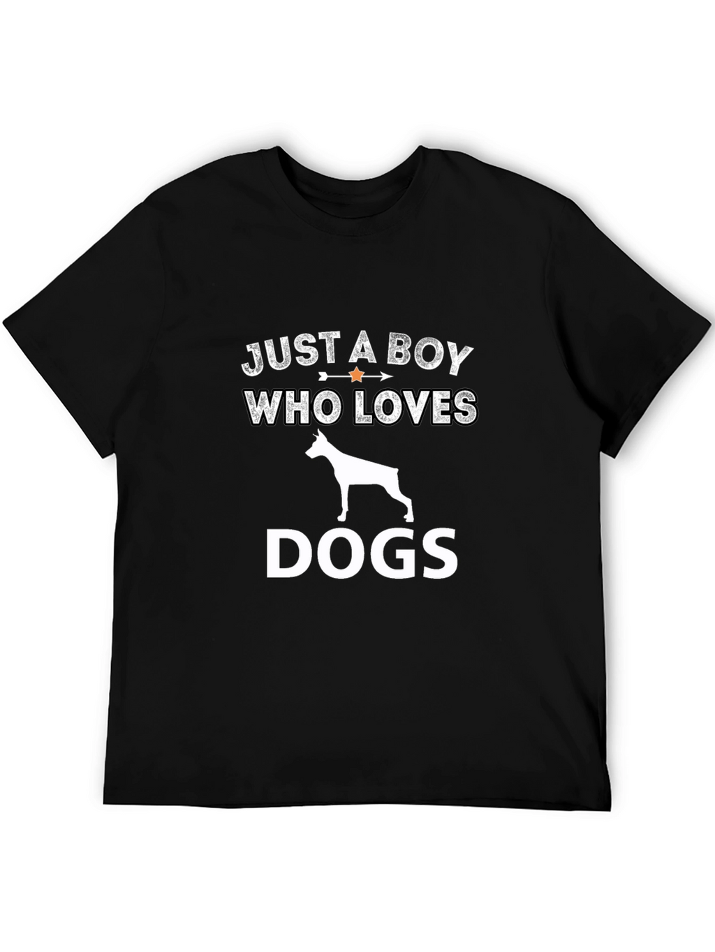 Boy Who Loves Dogs Graphic Tee