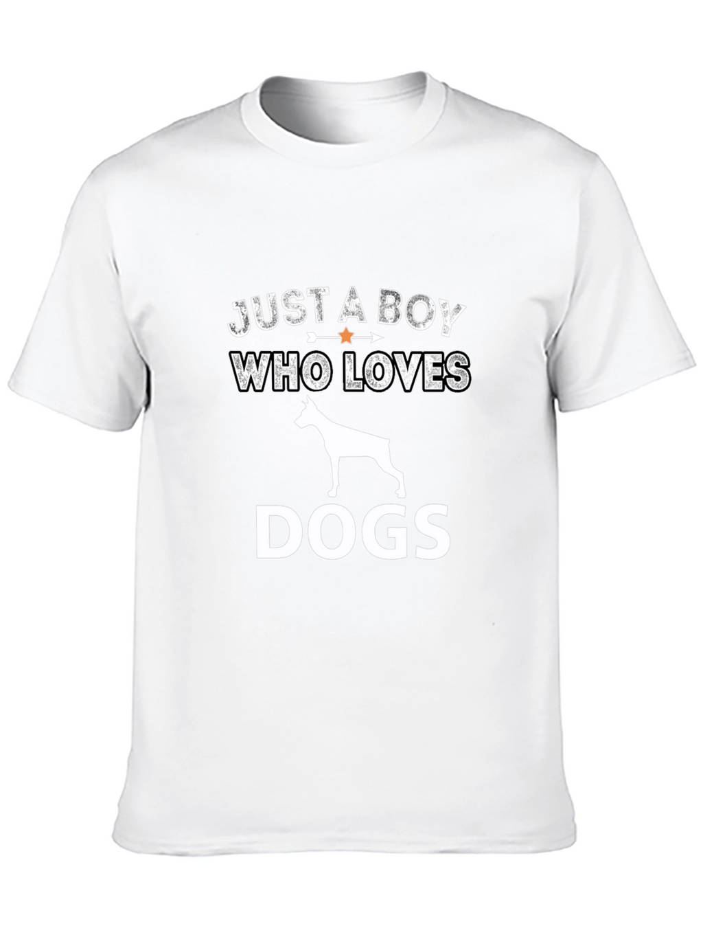 Boy Who Loves Dogs Graphic Tee