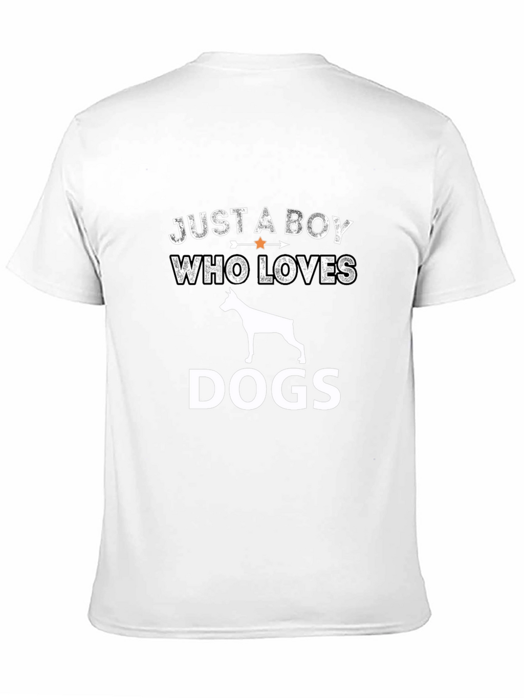 Boy Who Loves Dogs Graphic Tee