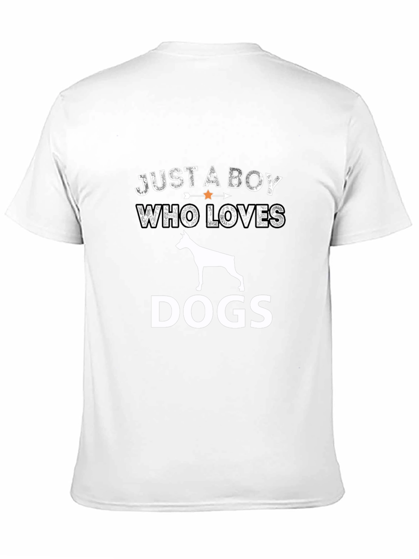 Boy Who Loves Dogs Graphic Tee