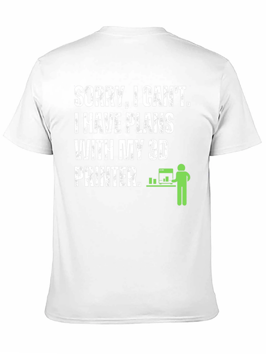 3D Printer Plans Graphic Tee - Black