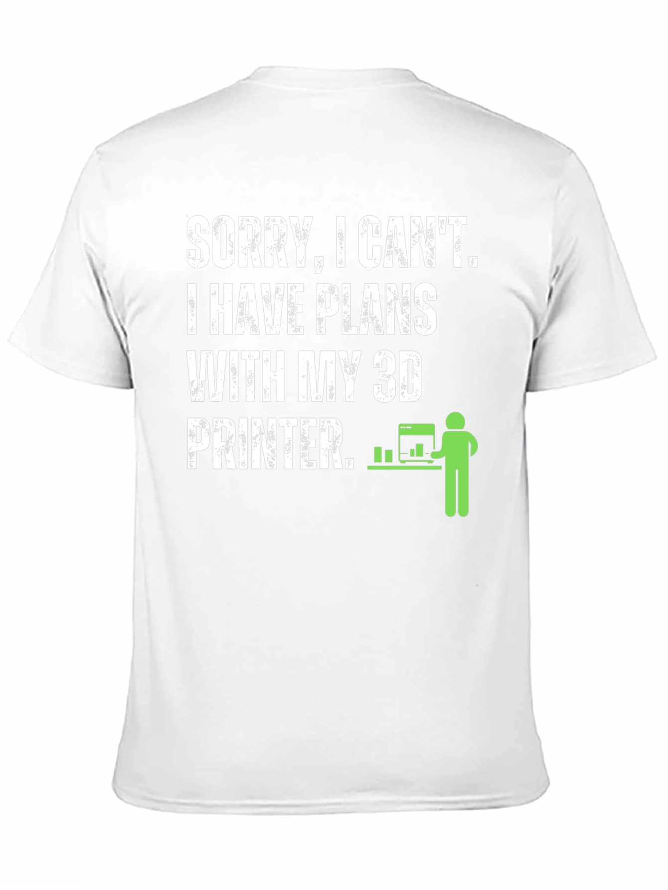 3D Printer Plans Graphic Tee - Black