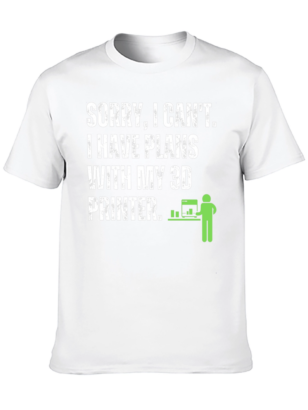3D Printer Plans Graphic Tee - Black