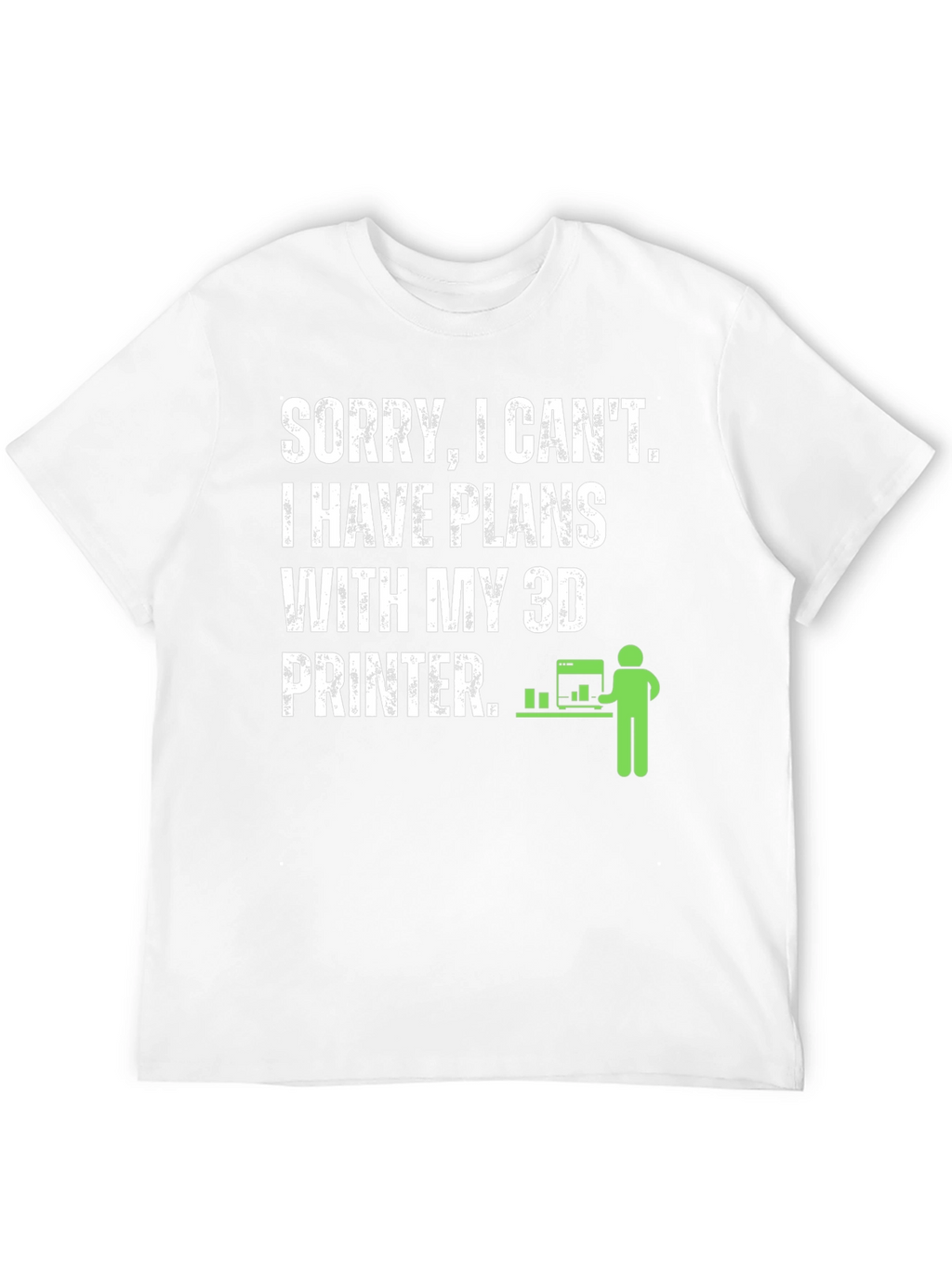 3D Printer Plans Graphic Tee - Black
