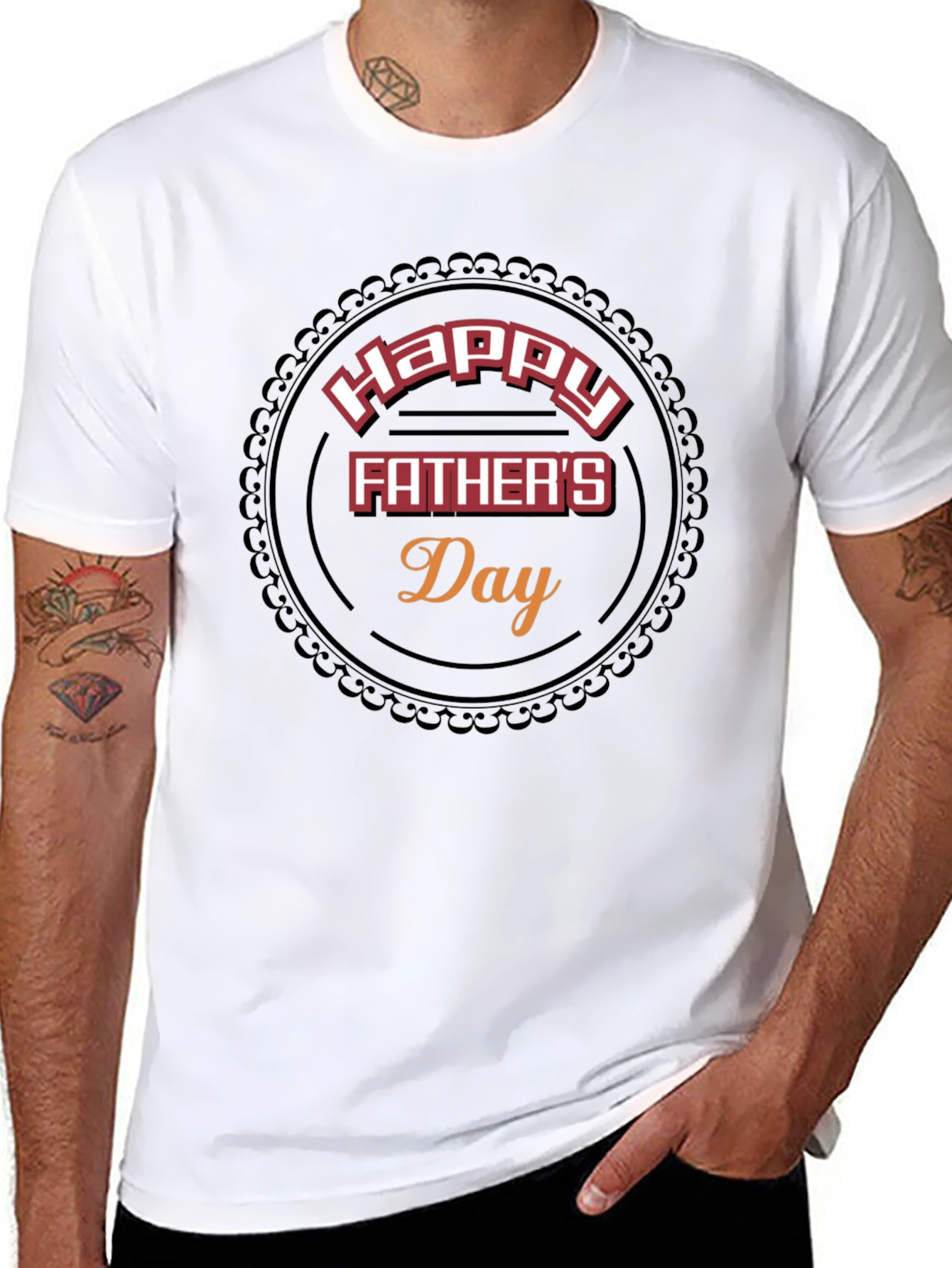 Happy Fathers Day Graphic T-Shirt