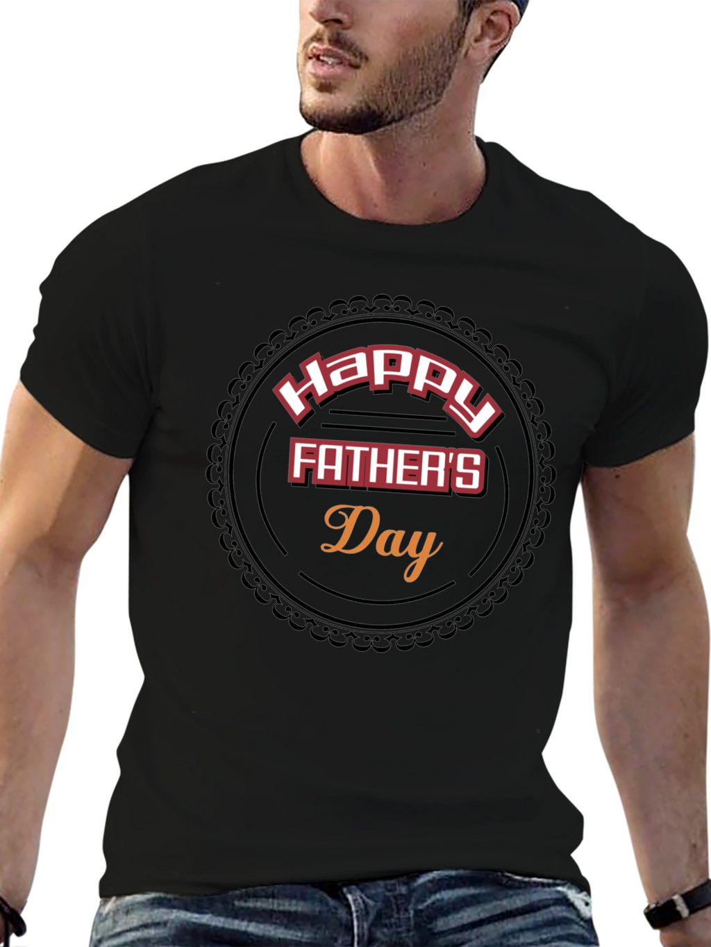 Happy Fathers Day Graphic T-Shirt