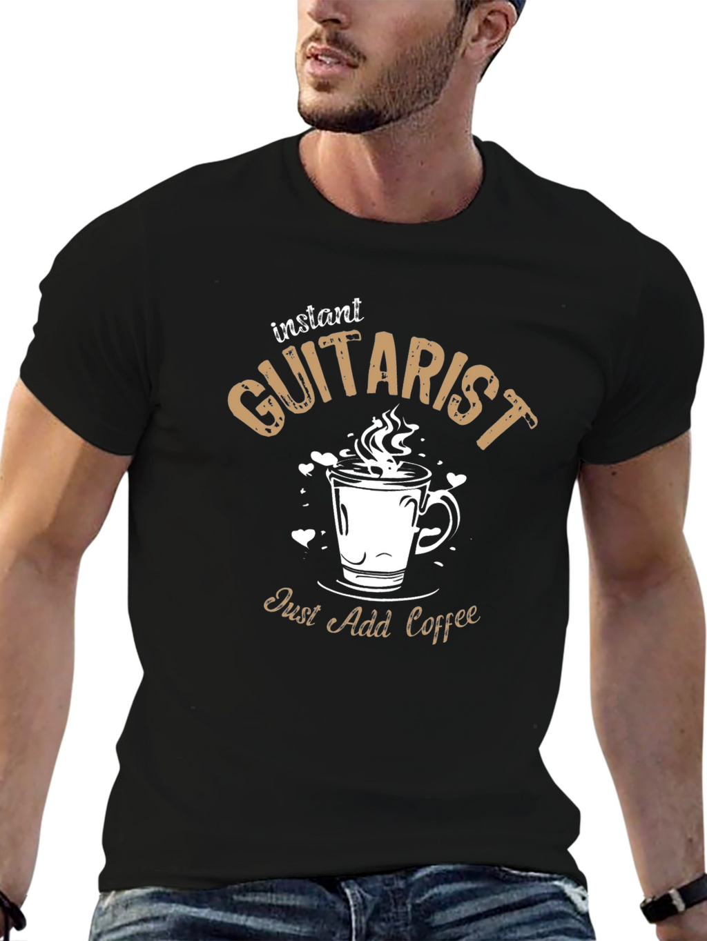 Instant Guitarist Just Add Coffee T-Shirt