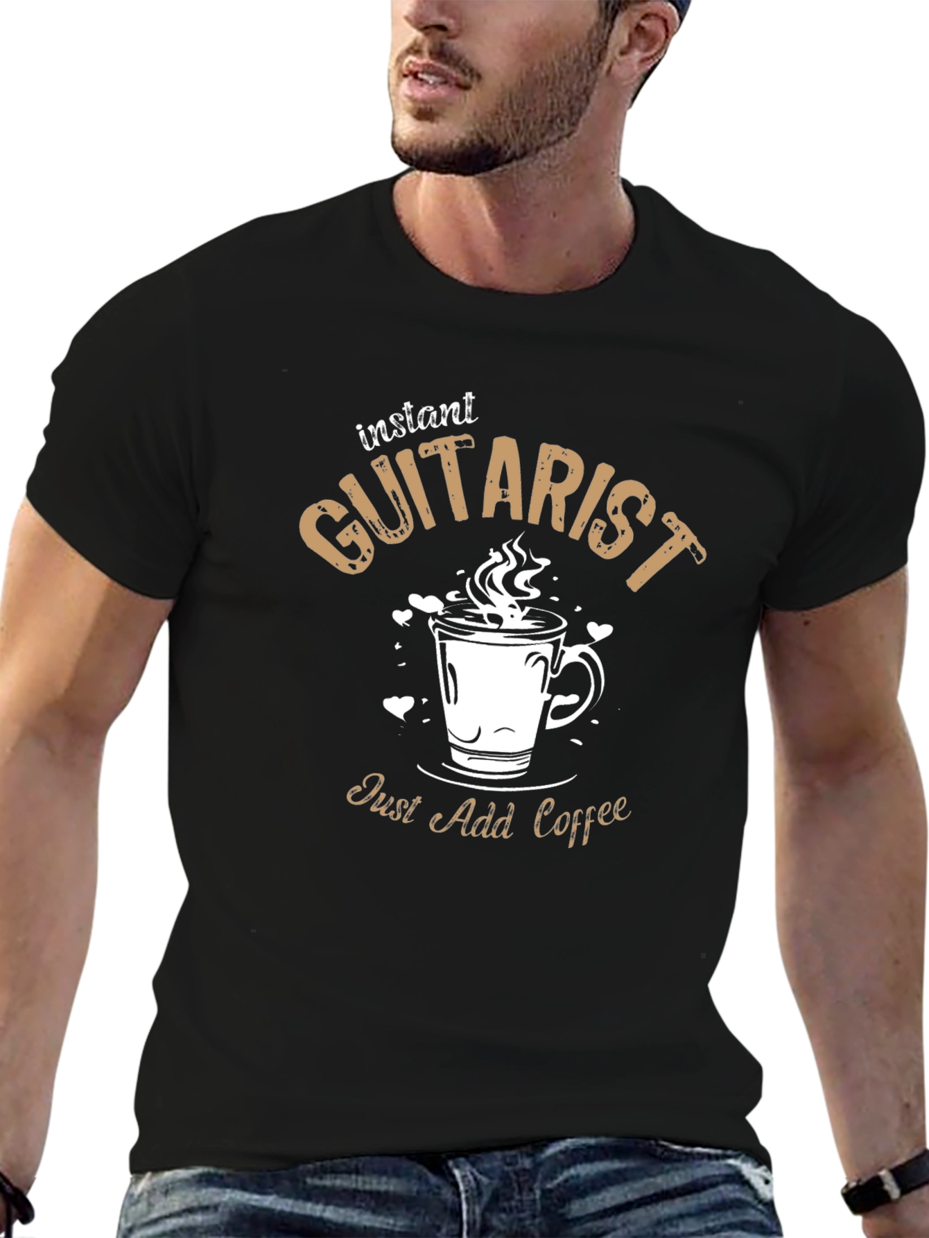 Instant Guitarist Just Add Coffee T-Shirt