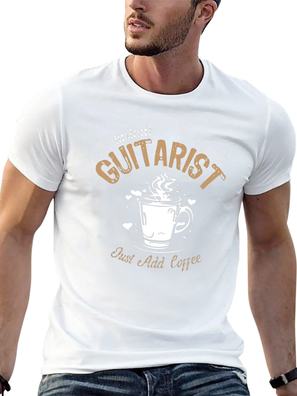 Instant Guitarist Just Add Coffee T-Shirt