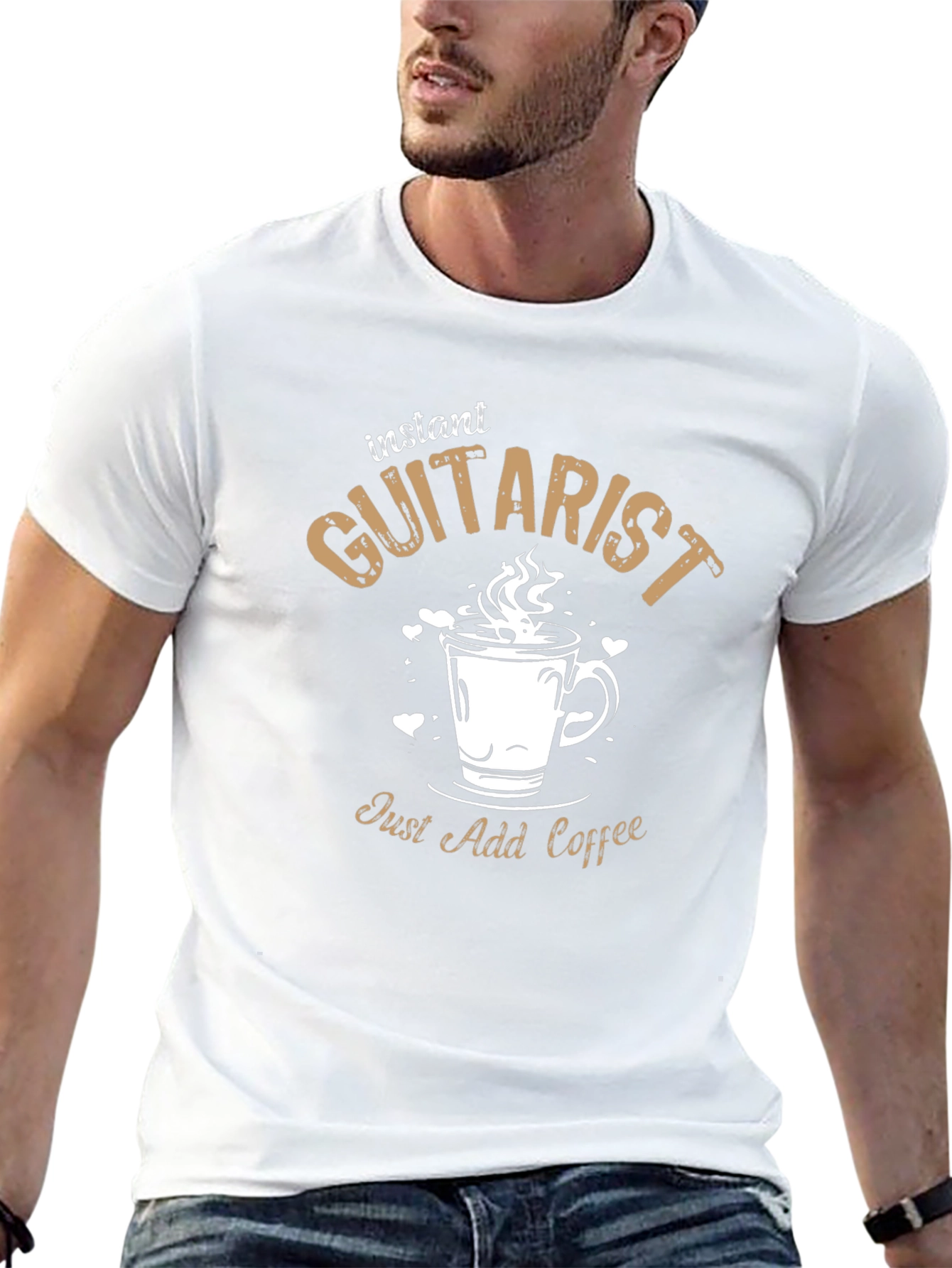 Instant Guitarist Just Add Coffee T-Shirt