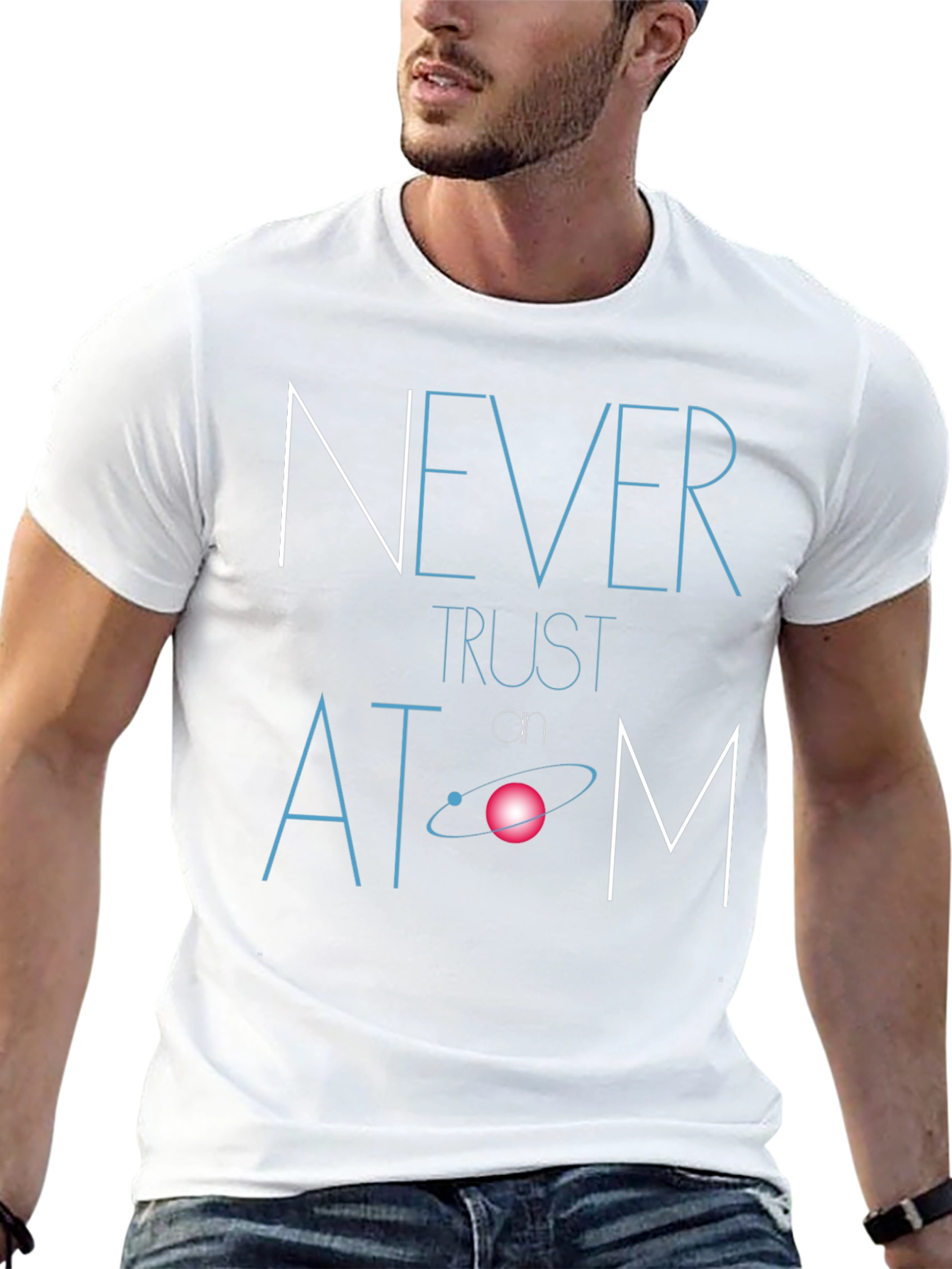 Never Trust Atom Funny Graphic Tee