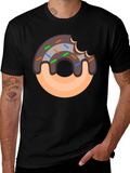 Donut Graphic T-Shirt - Sweet Tooth Style