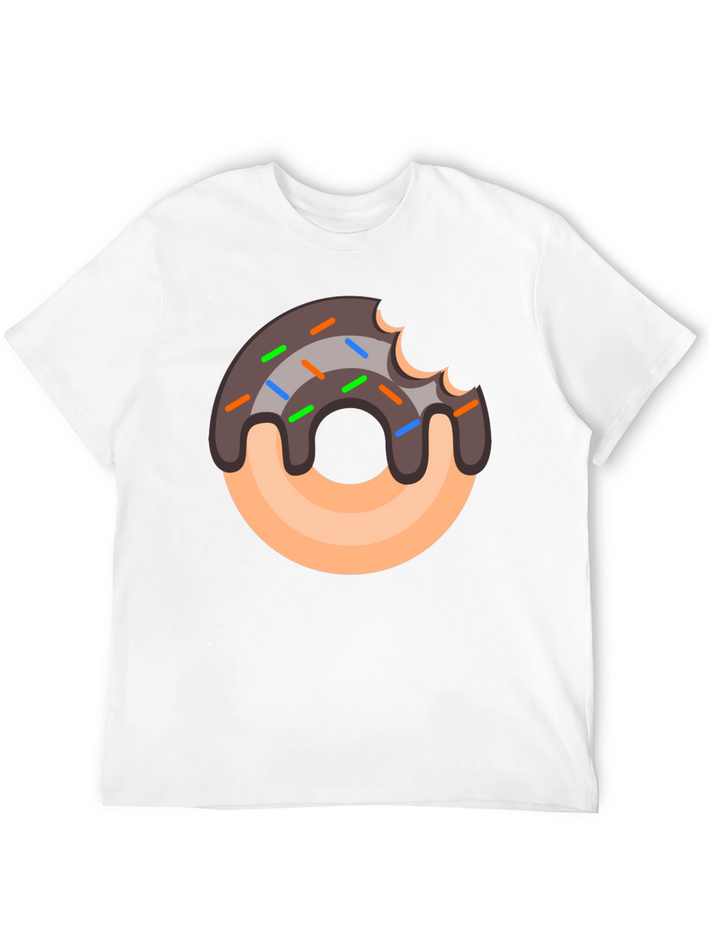 Donut Graphic T-Shirt - Sweet Tooth Style