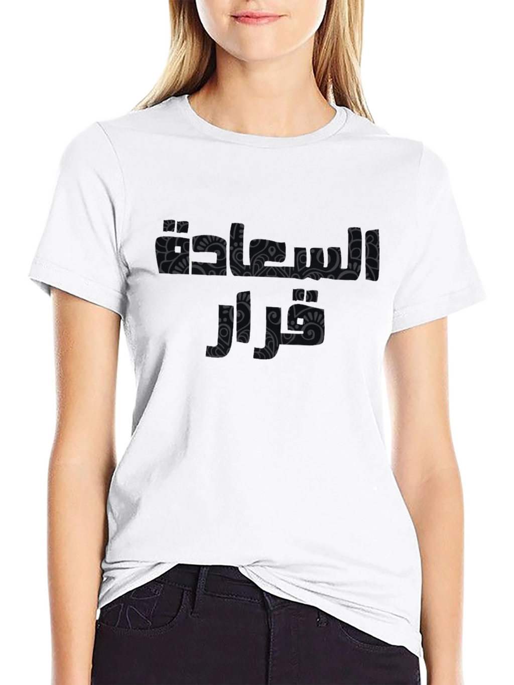 Mens Graphic Tee - Abstract Floral Design