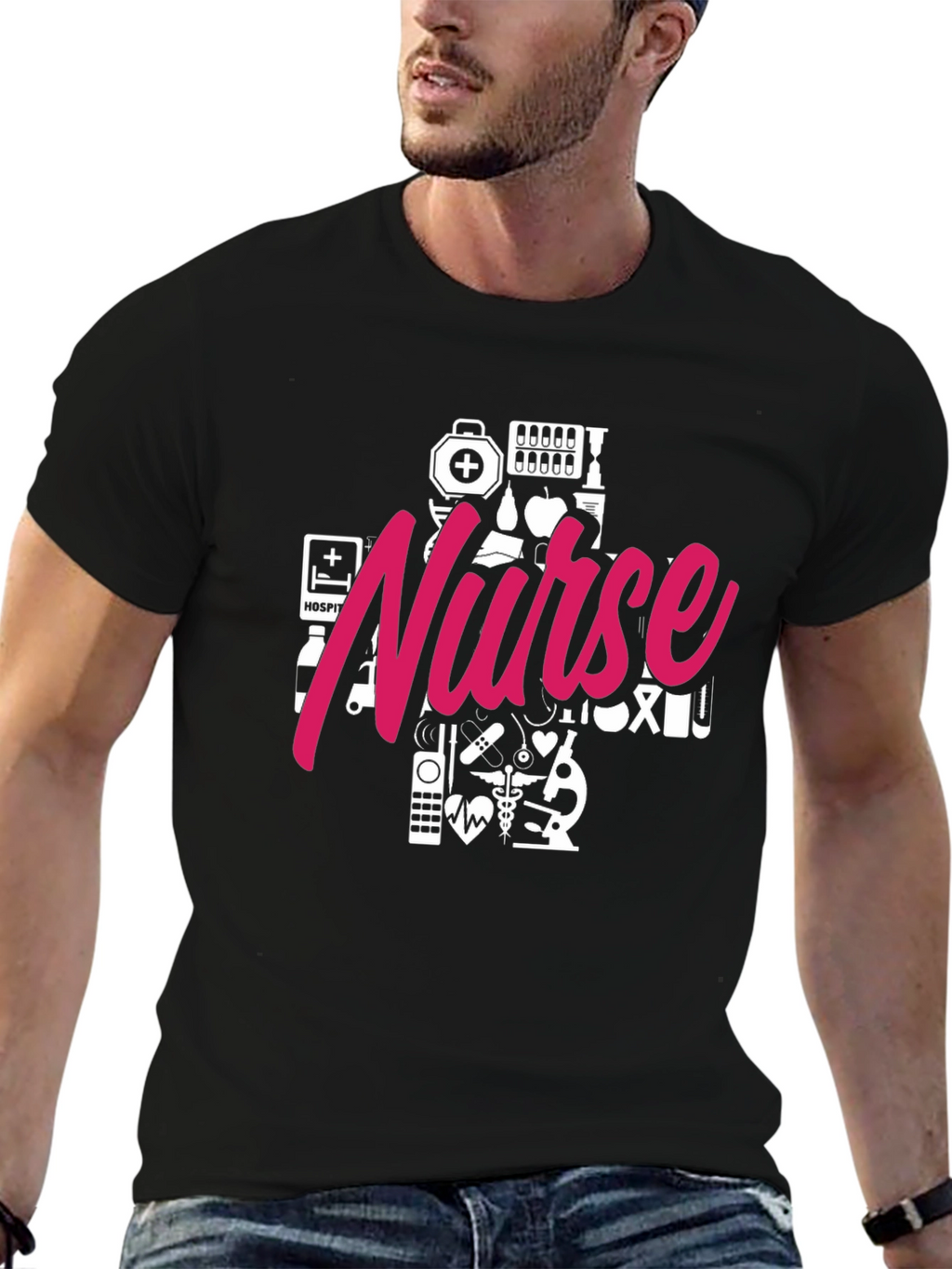 Nurse Graphic T-Shirt - Medical Professional Apparel
