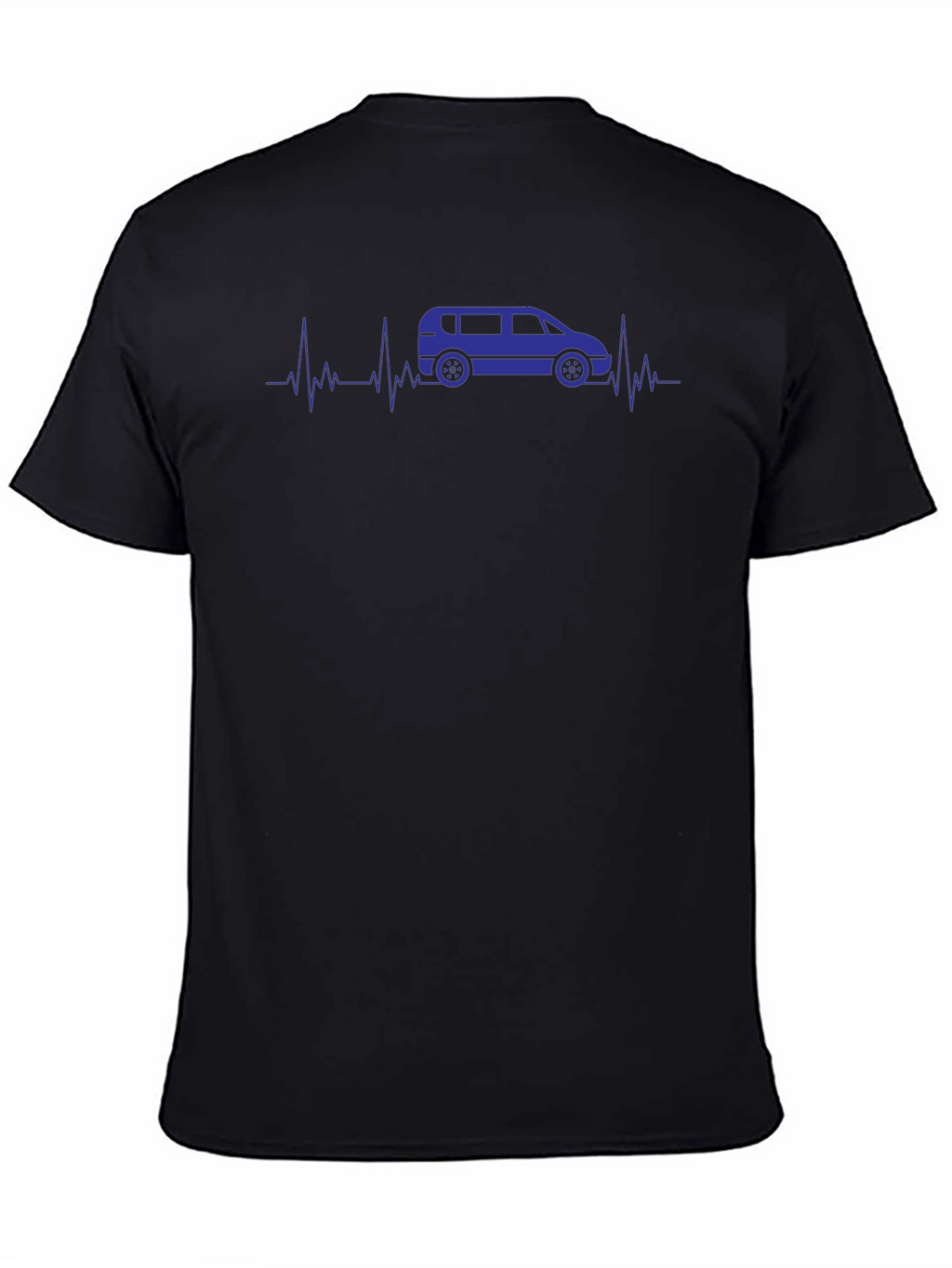 Van Life Heartbeat T-Shirt - Black