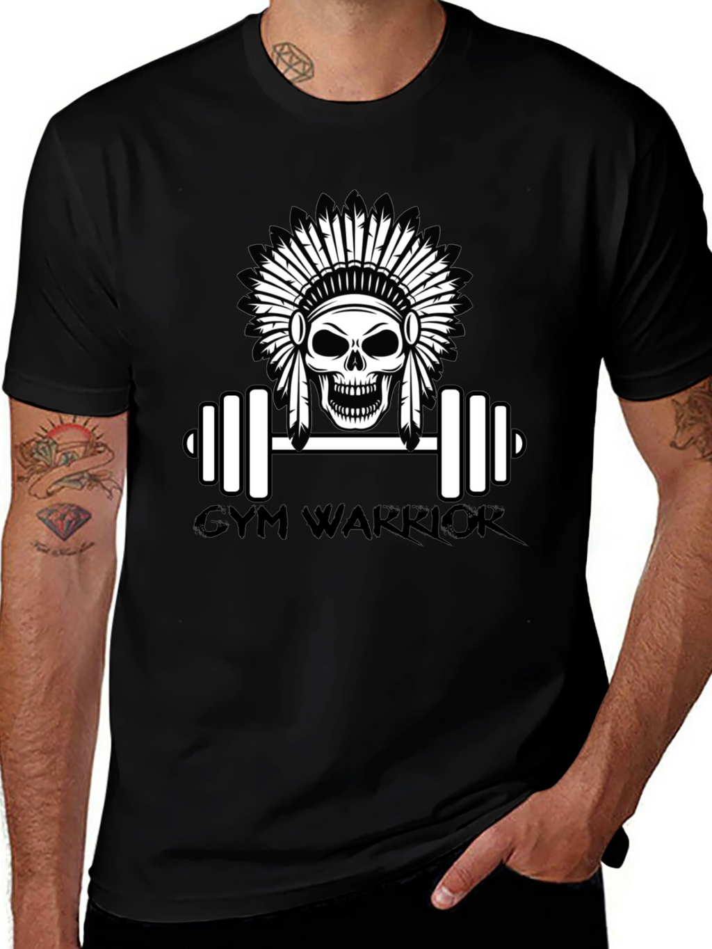 Gym Warrior Black T-Shirt