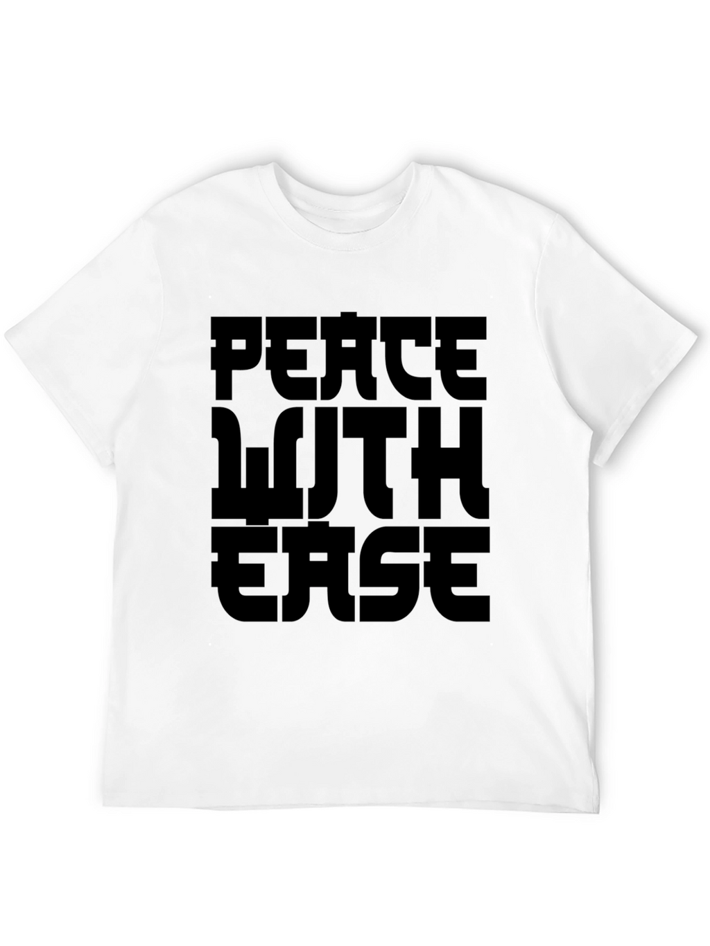 Peace With Ease Black Graphic Tee