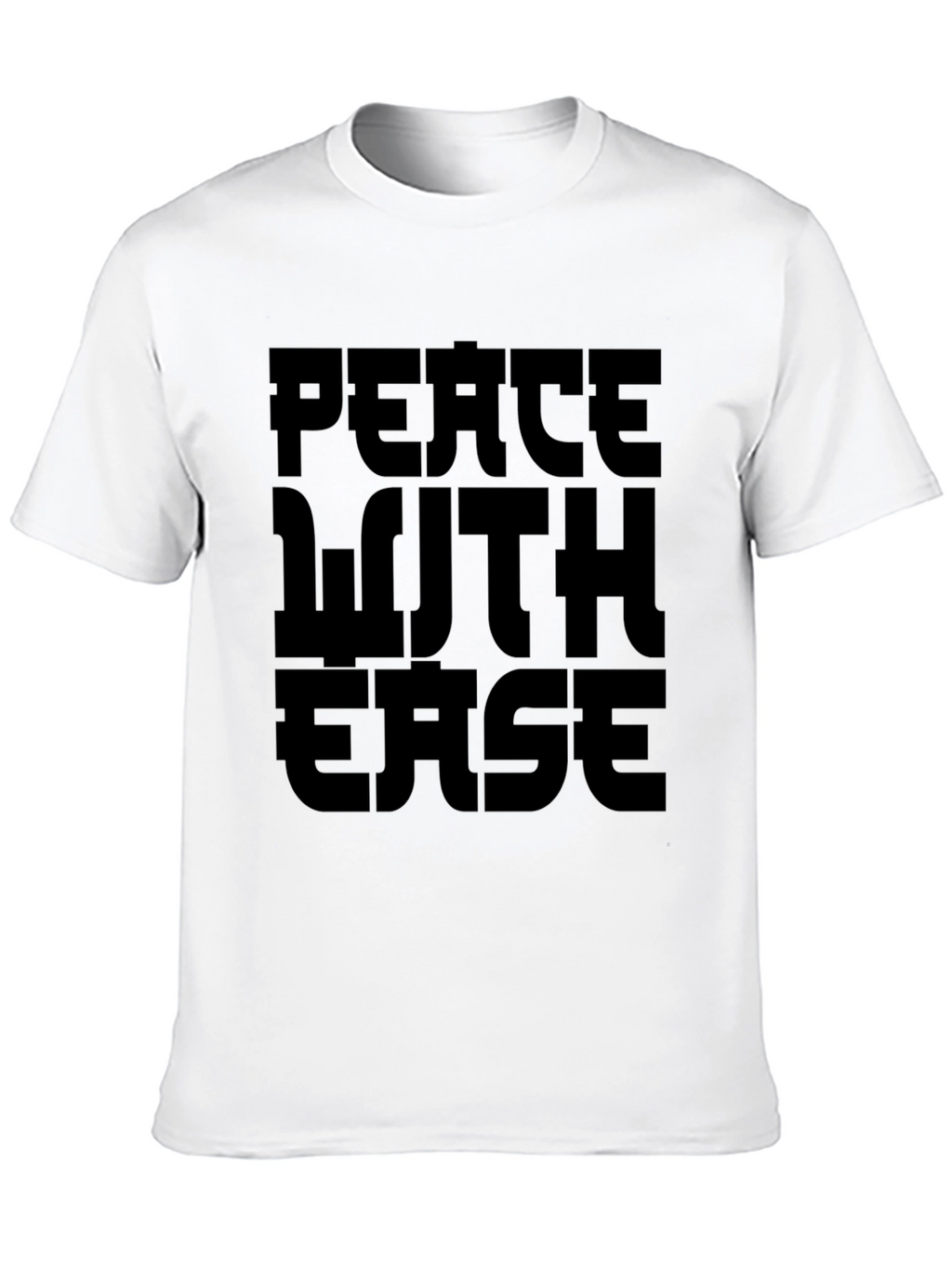 Peace With Ease Black Graphic Tee