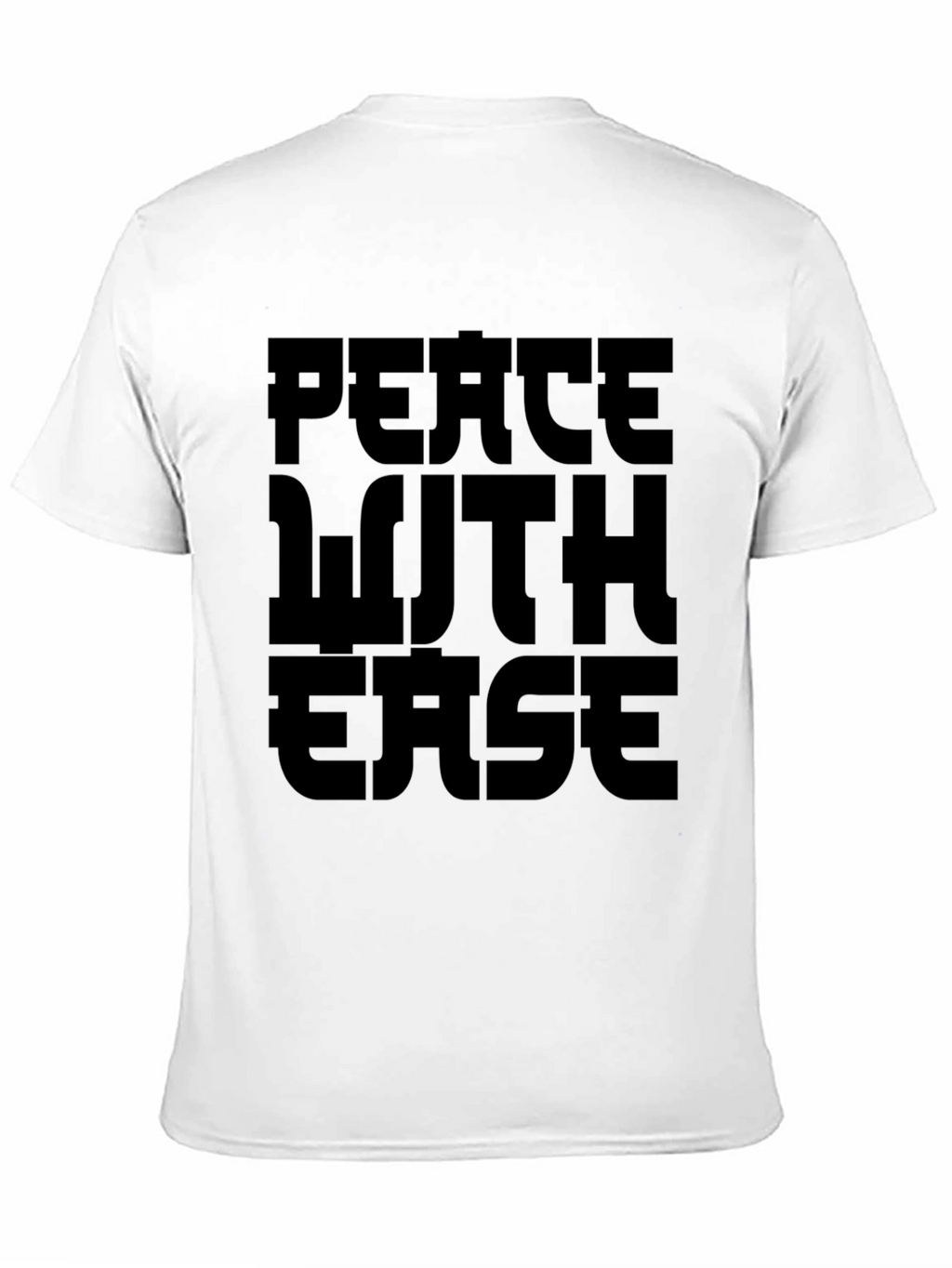 Peace With Ease Black Graphic Tee