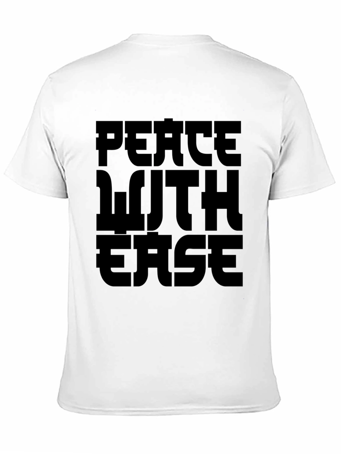 Peace With Ease Black Graphic Tee