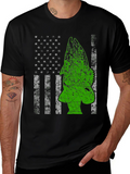 American Flag Bass Fishing Graphic Tee