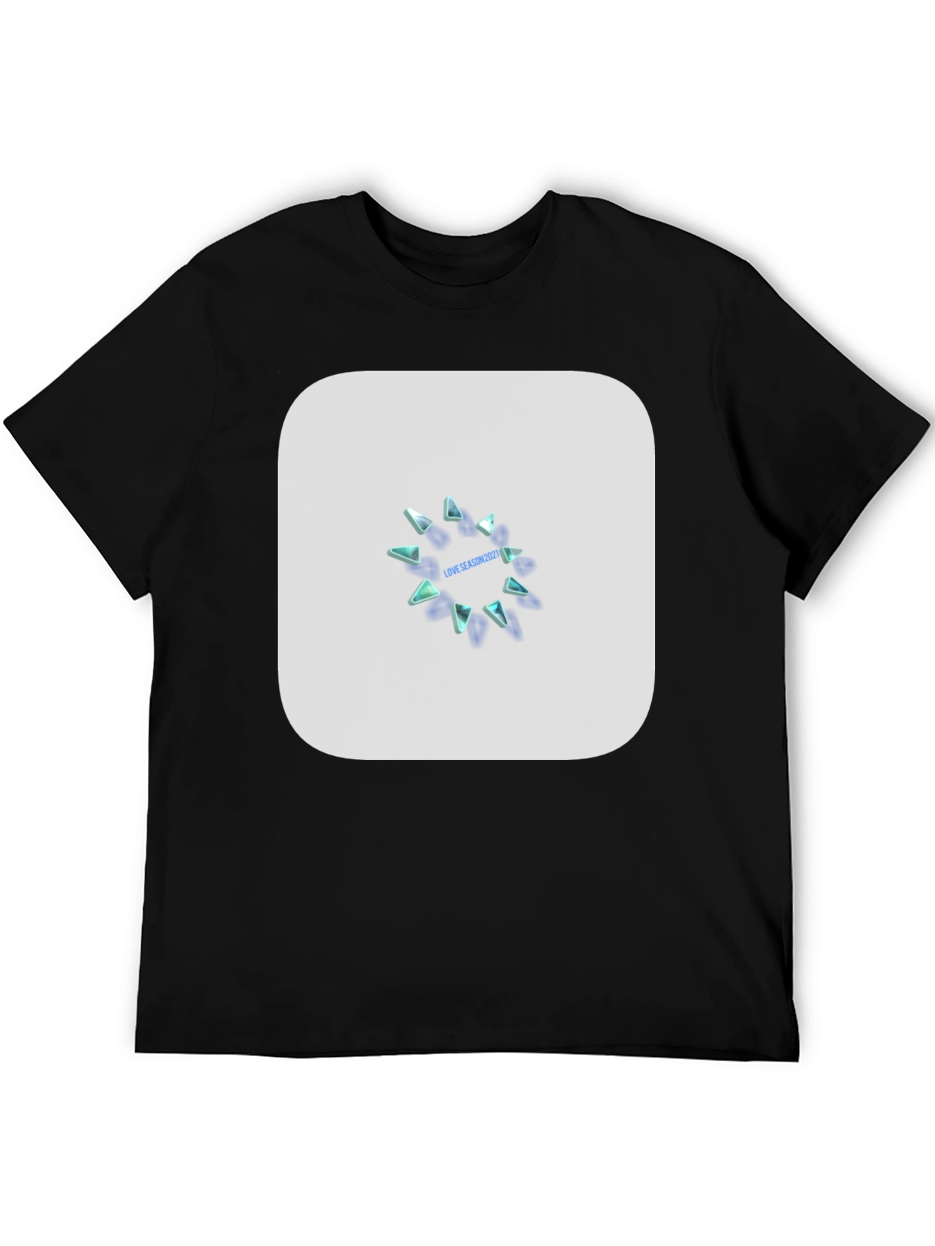 Modern Black Graphic Tee - Love Season 2021