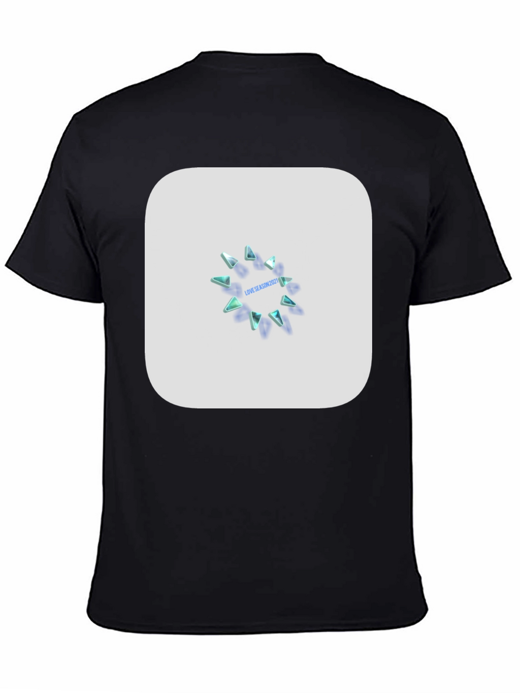 Modern Black Graphic Tee - Love Season 2021