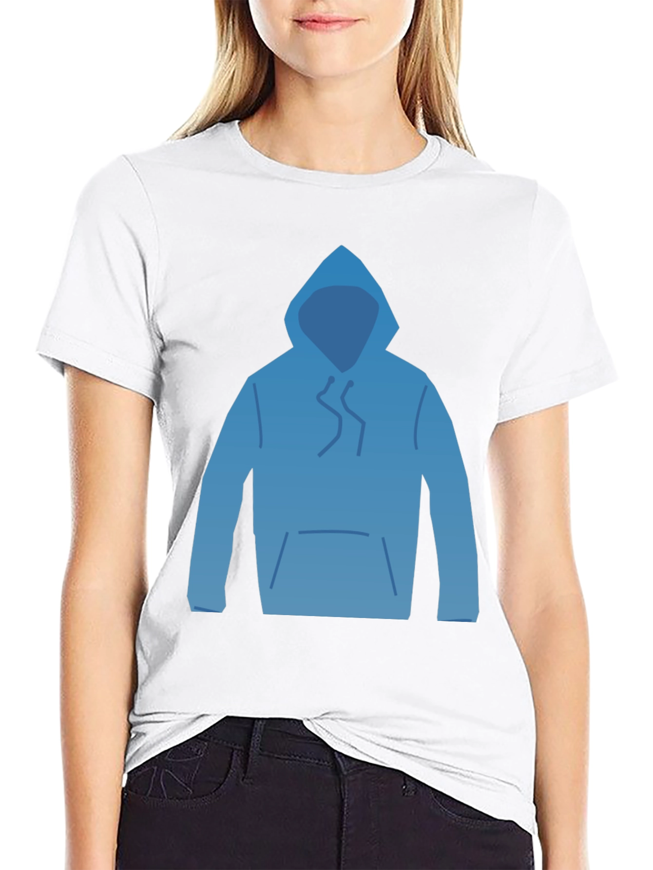 Hoodie Graphic T-Shirt - Casual Comfort