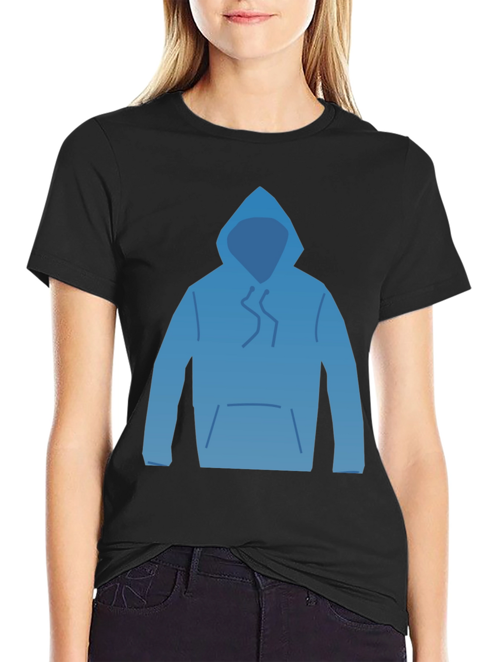 Hoodie Graphic T-Shirt - Casual Comfort