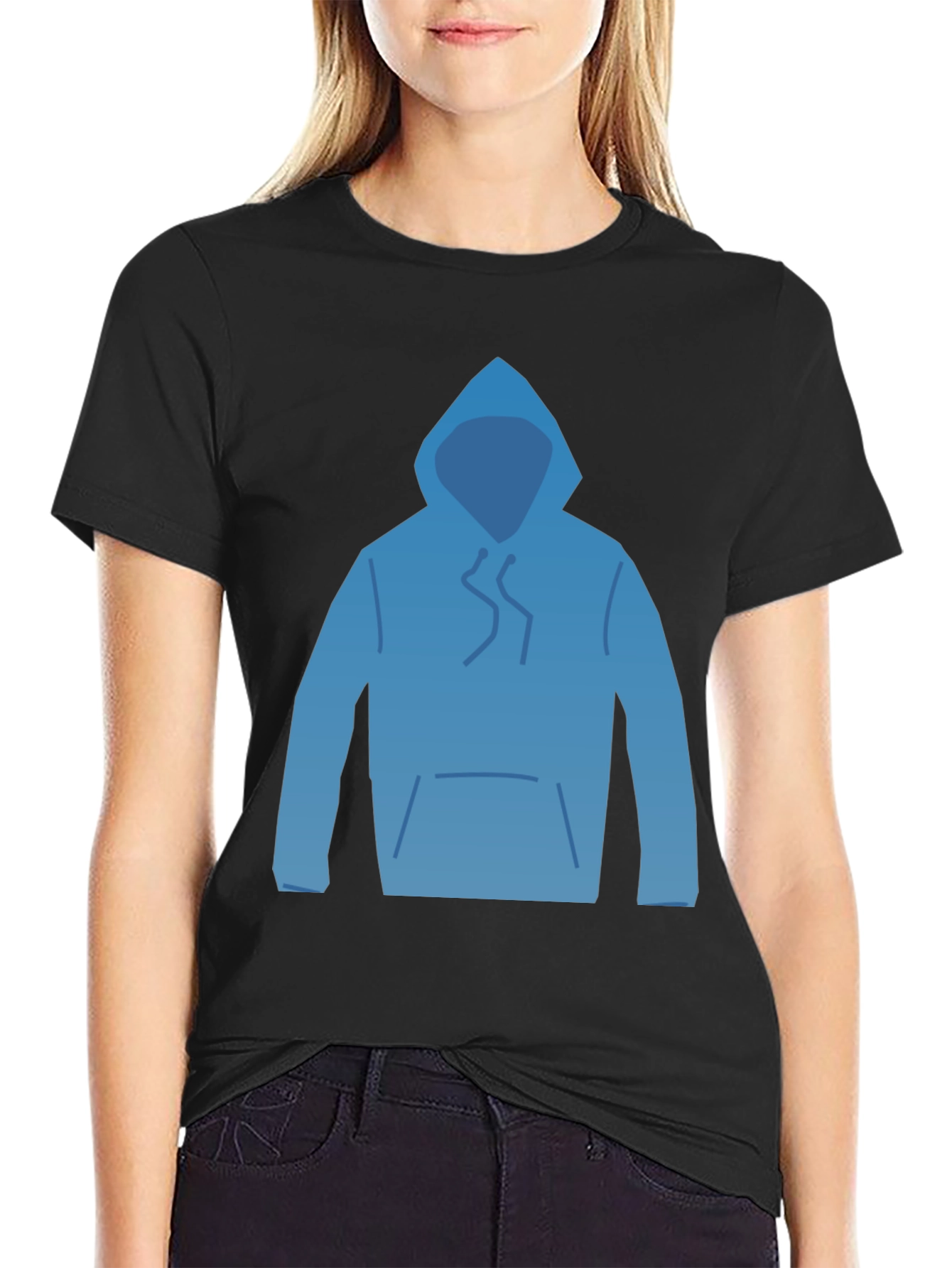 Hoodie Graphic T-Shirt - Casual Comfort