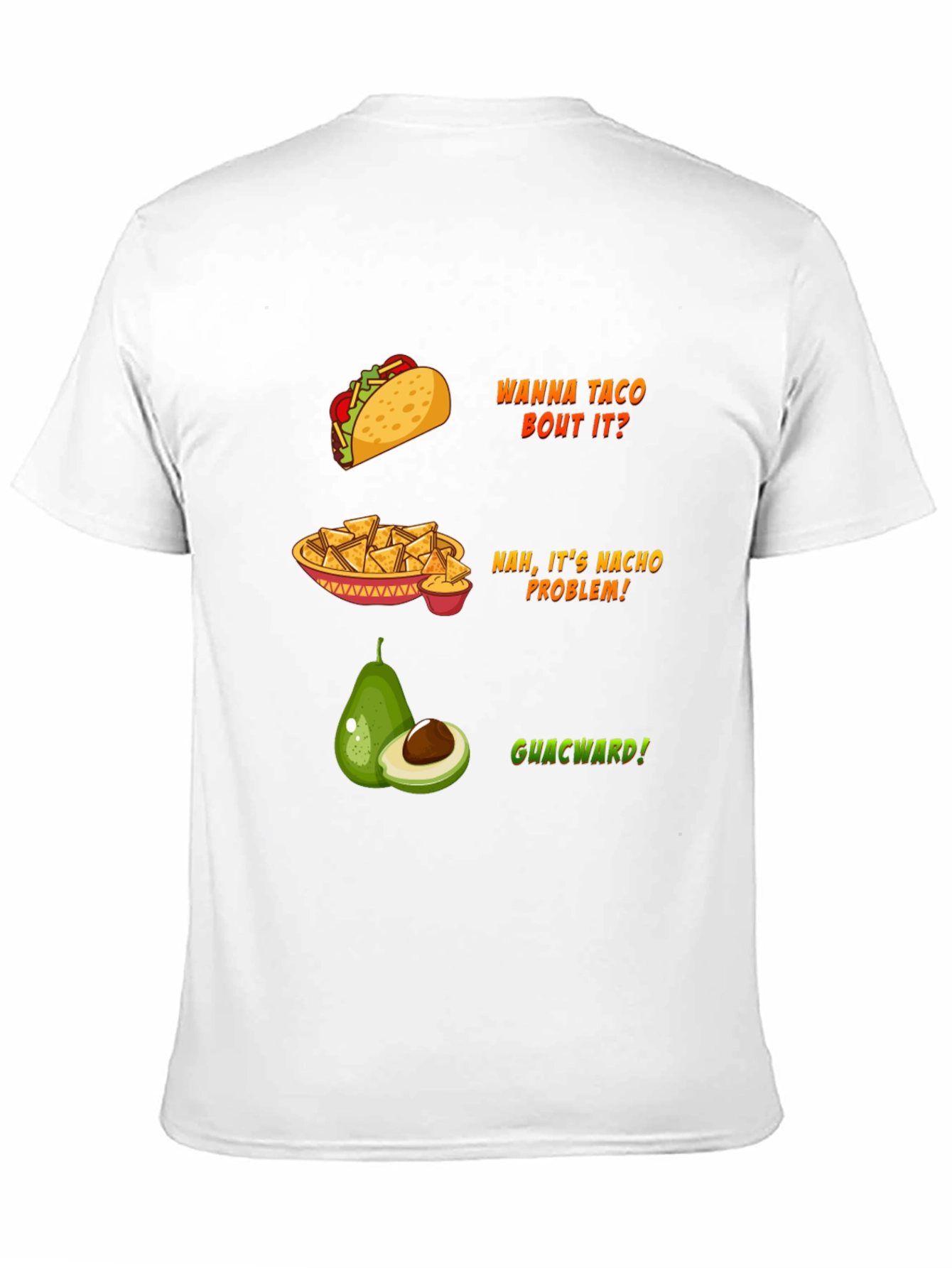 Funny Food Puns Black T-Shirt