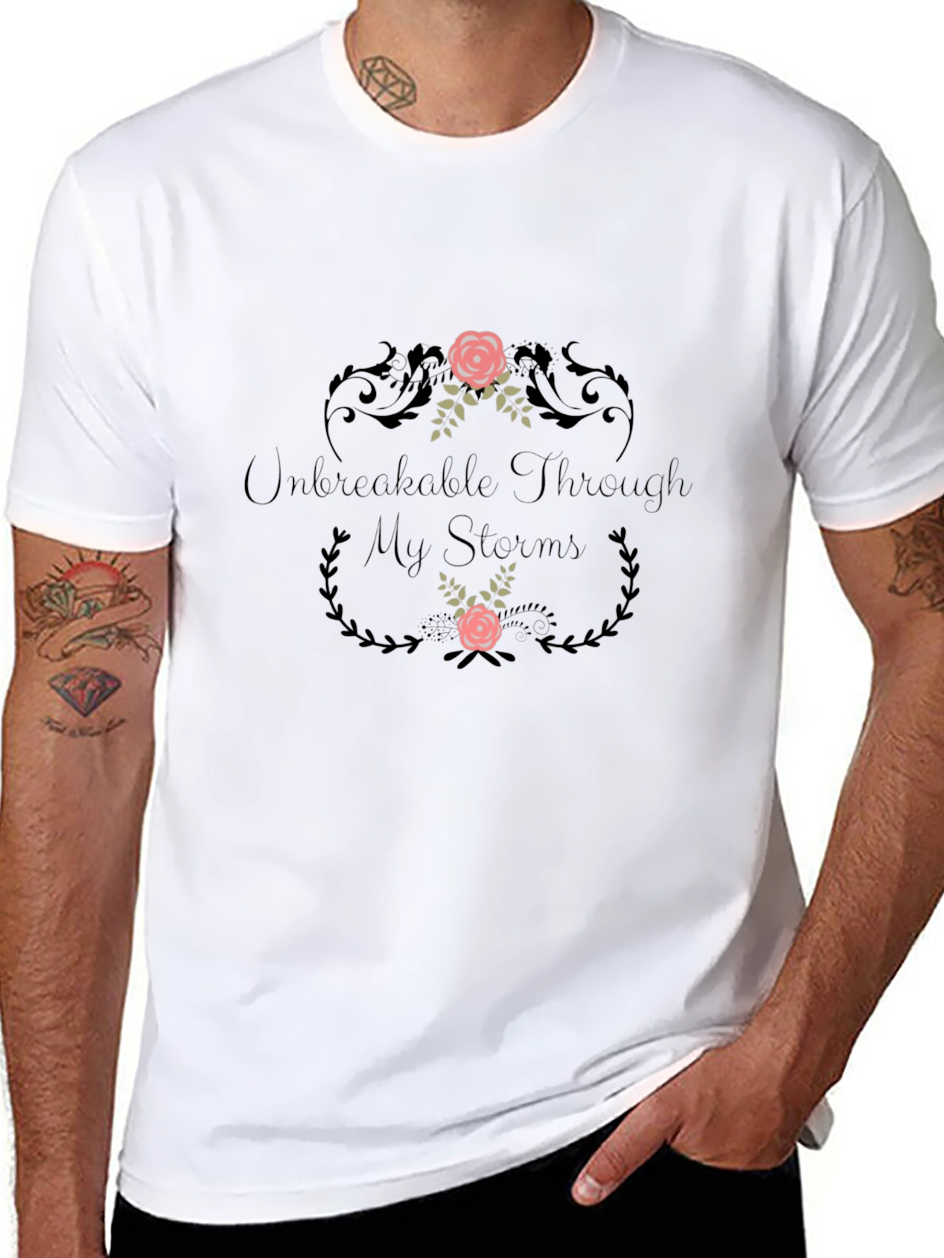 Unbreakable Through My Storms Graphic Tee