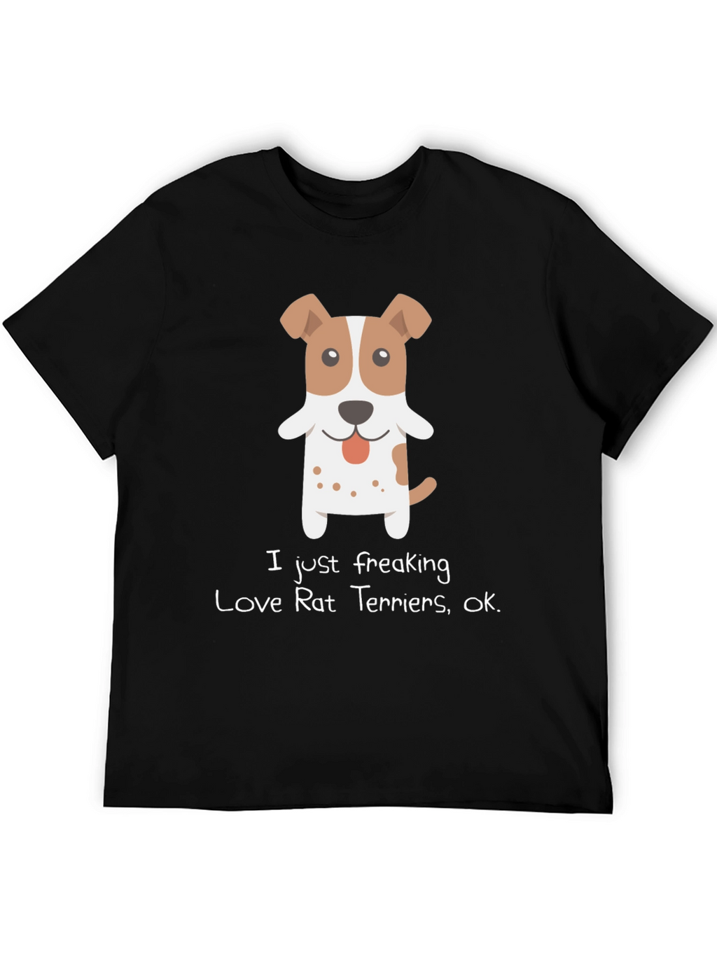 I Love Rat Terriers Graphic Tee