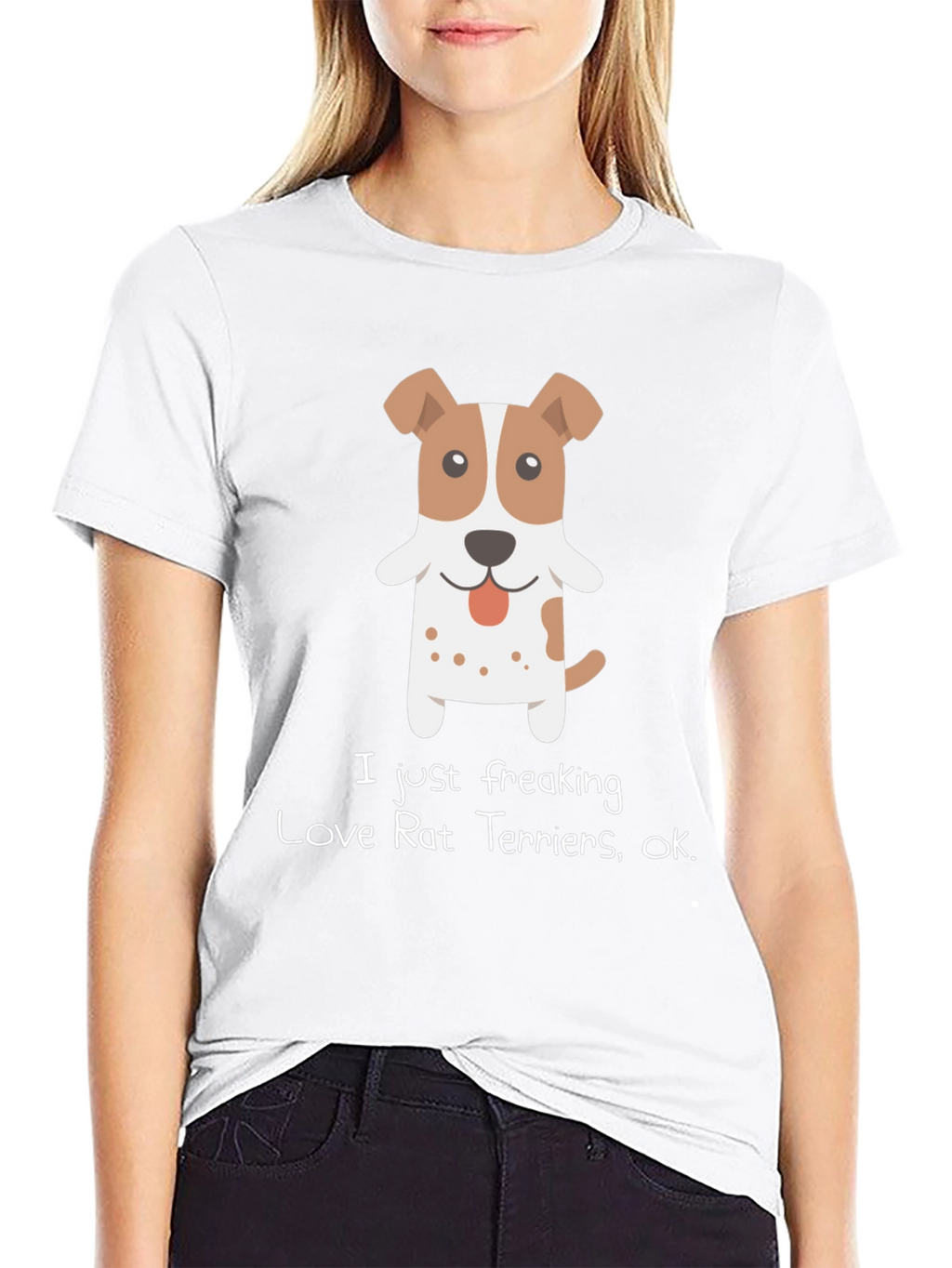 I Love Rat Terriers Graphic Tee
