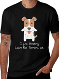 I Love Rat Terriers Graphic Tee