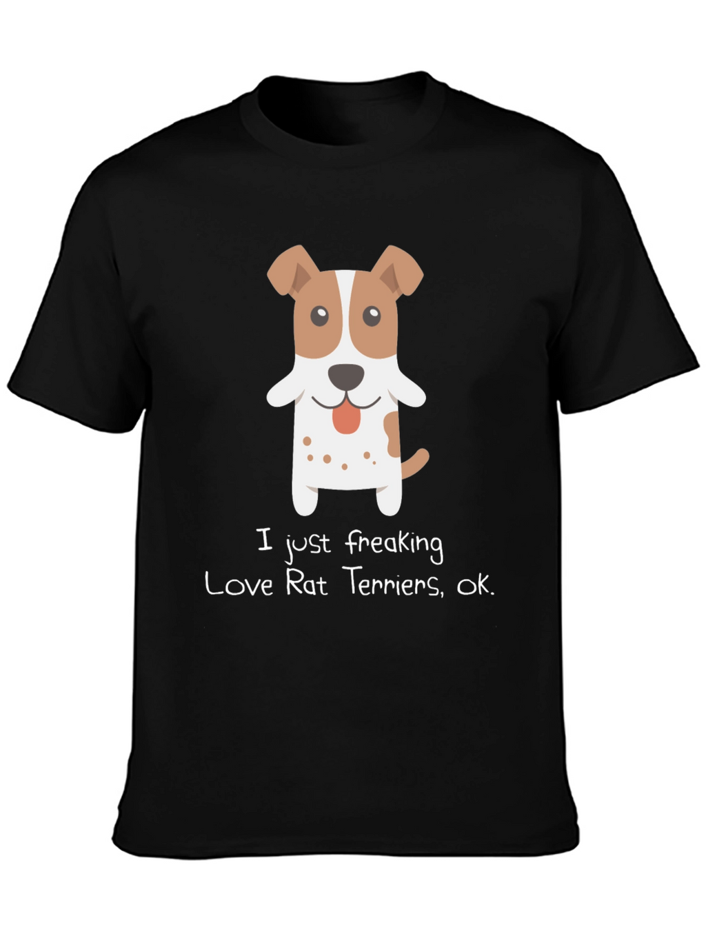 I Love Rat Terriers Graphic Tee