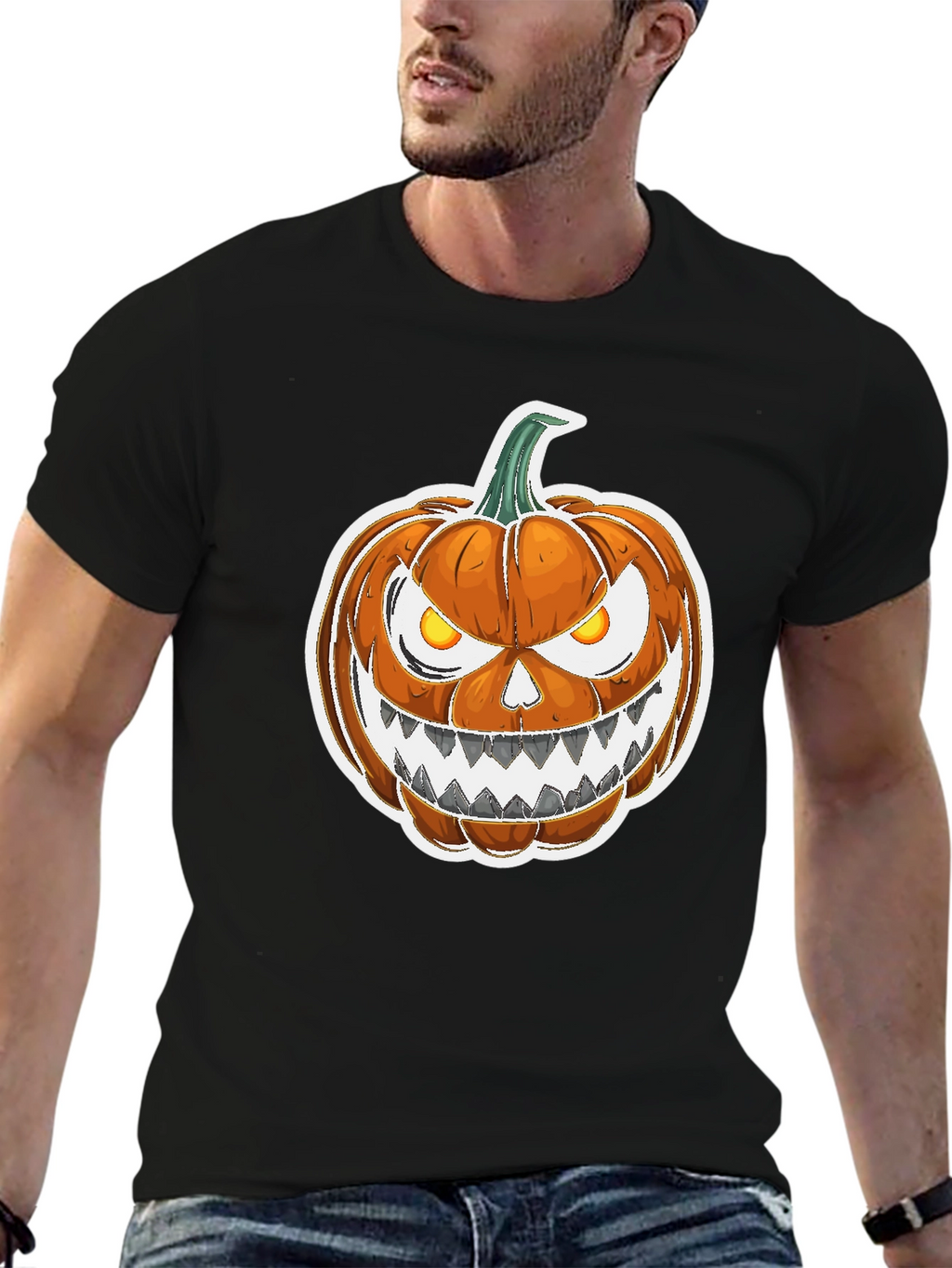 Halloween Pumpkin Graphic Tee