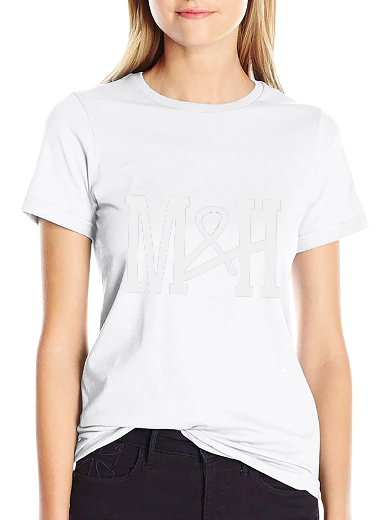 M&H Graphic Tee - Stylish Black T-Shirt