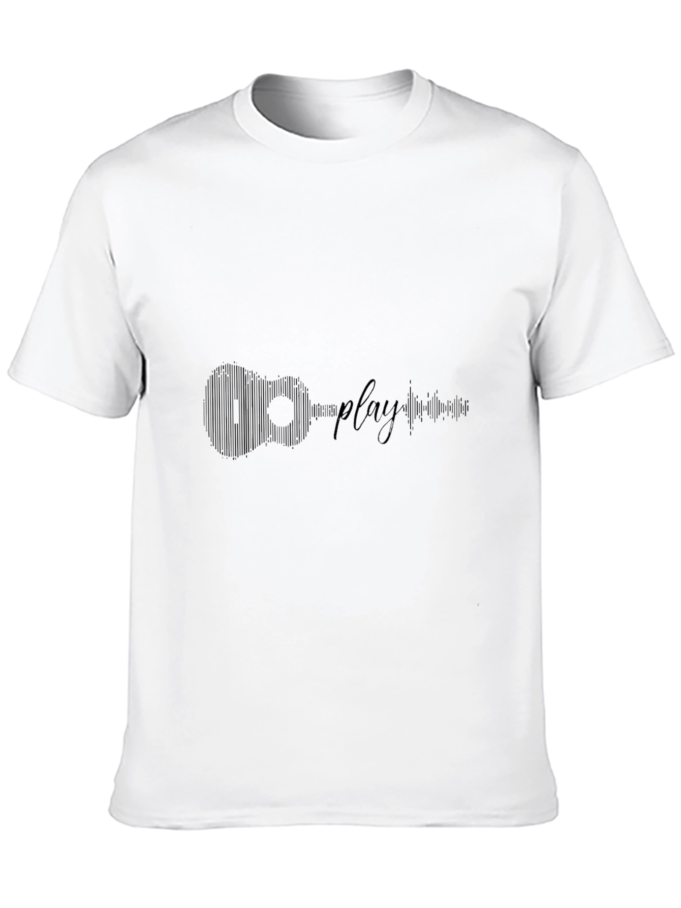Black Guitar Graphic Tee