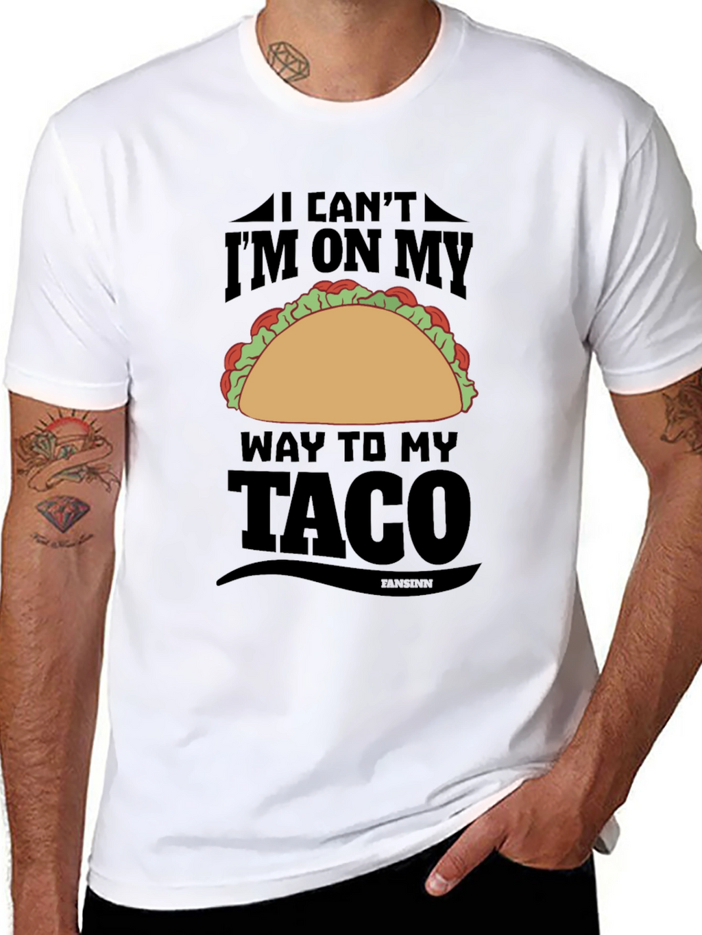 Mens Im On My Way To My Taco T-Shirt