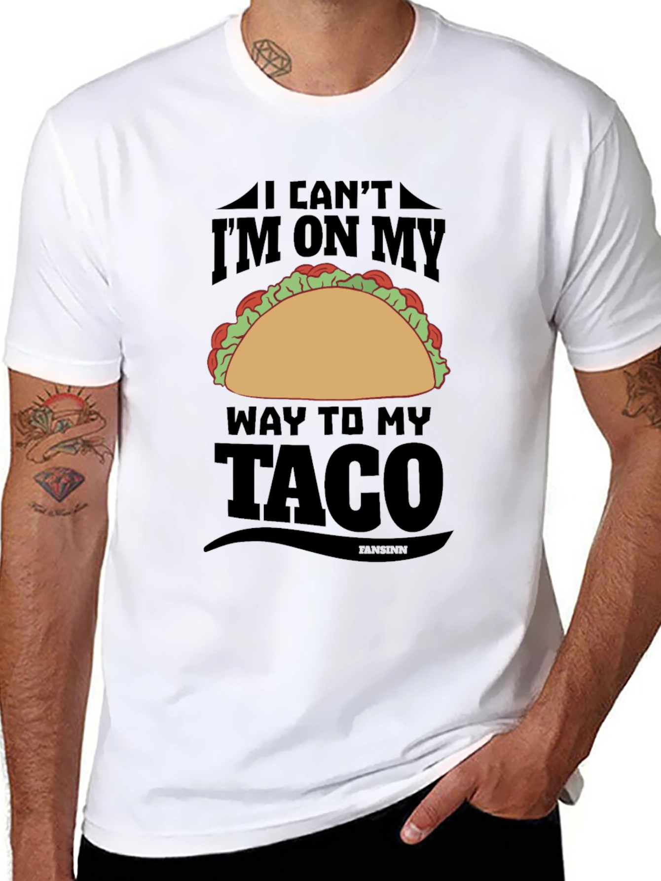 Mens Im On My Way To My Taco T-Shirt