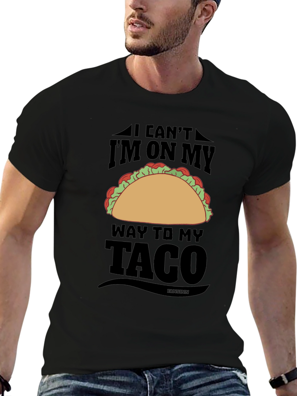 Mens Im On My Way To My Taco T-Shirt
