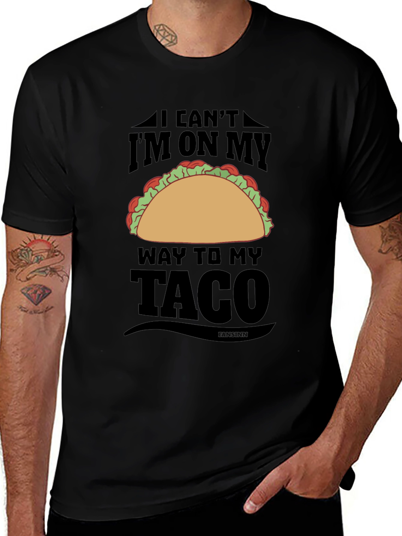 Mens Im On My Way To My Taco T-Shirt