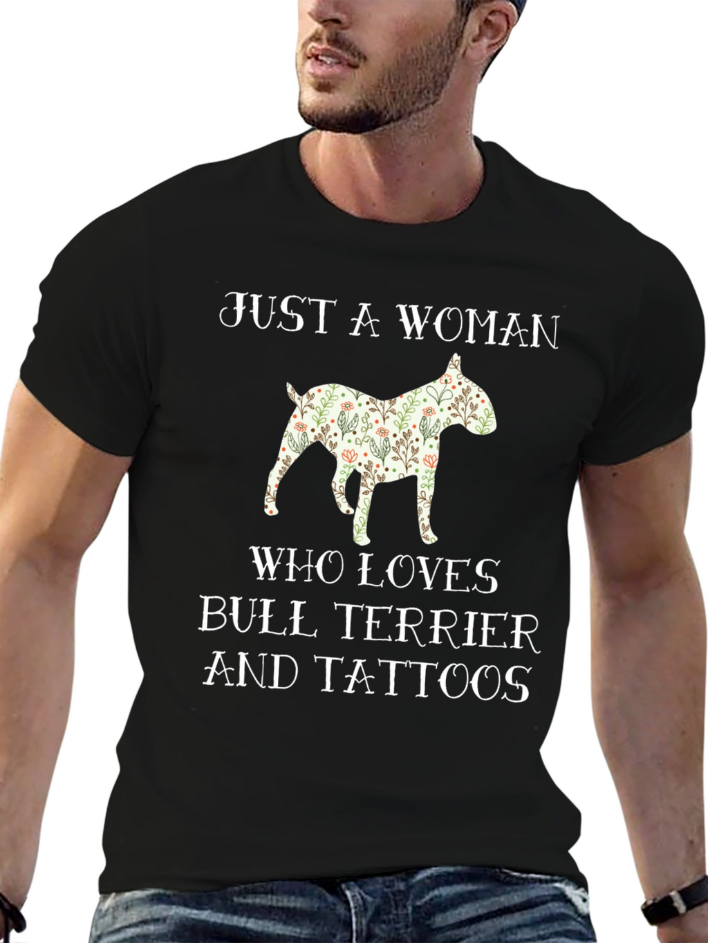 Bull Terrier & Tattoos Graphic Tee