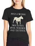 Bull Terrier & Tattoos Graphic Tee