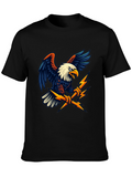 Eagle Lightning Bolt Graphic T-Shirt