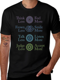 Chakra Alignment T-Shirt: Think Feel Talk Judge