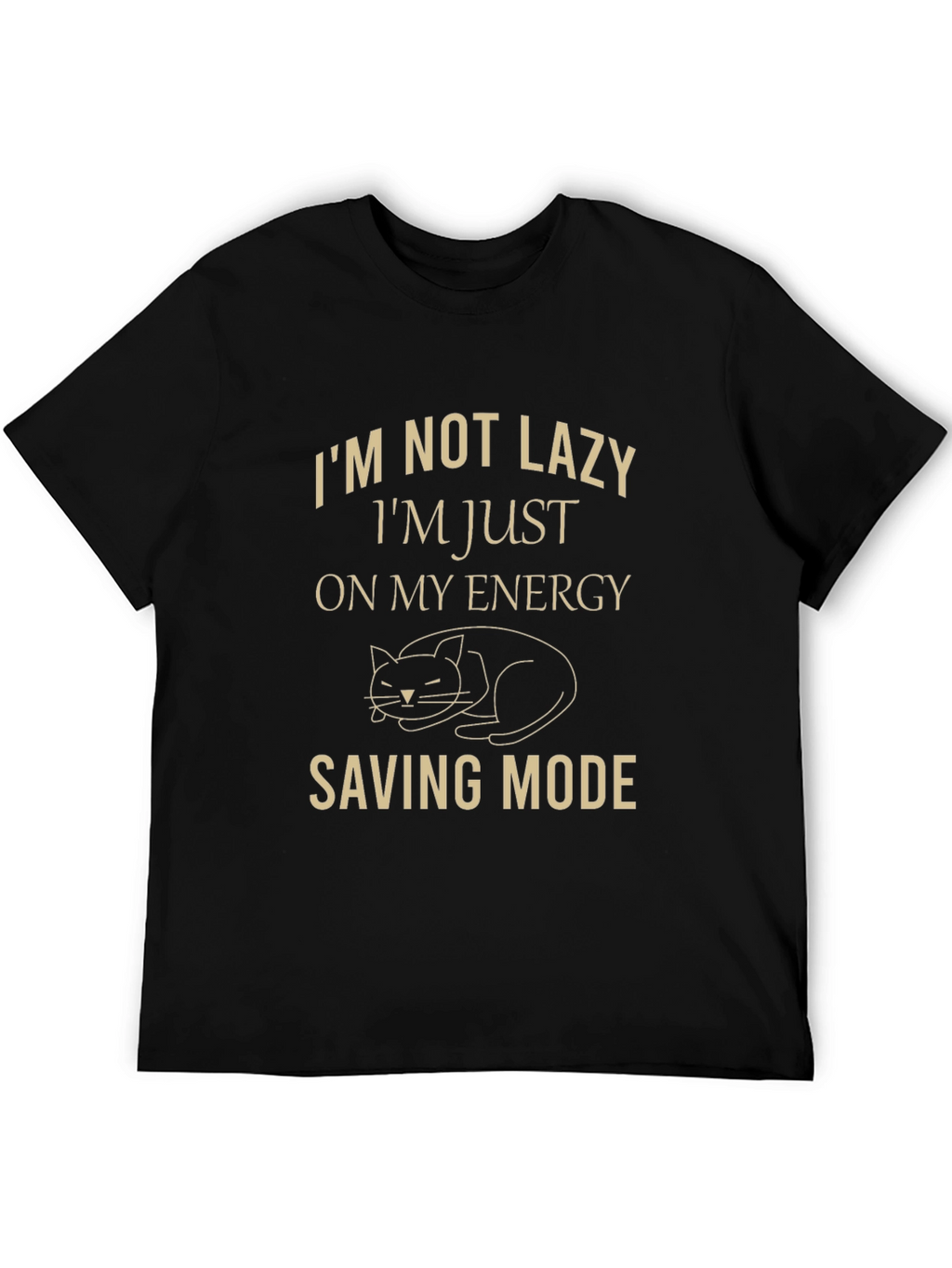Energy Saving Mode Cat T-Shirt